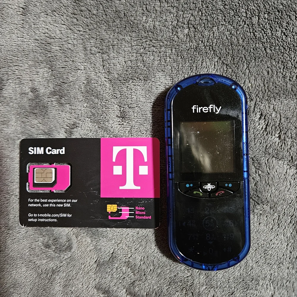 Blue Firefly Phone
